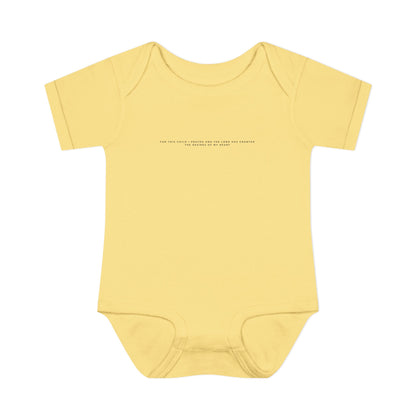 For this Child I prayed Minimalistic Baby Onesie