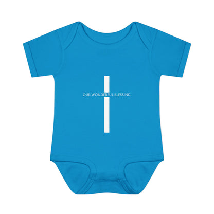 Our Wonderful Blessing Cross Baby Onesie