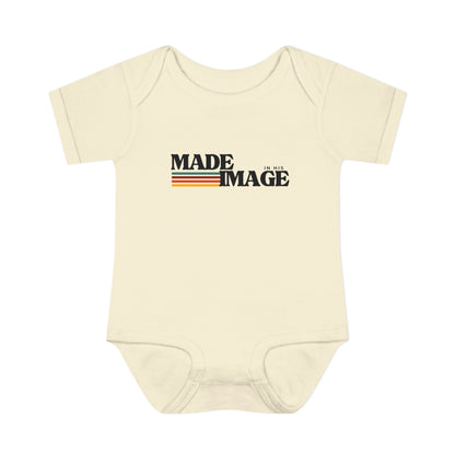 Made in His Image Rertro Baby Onesie