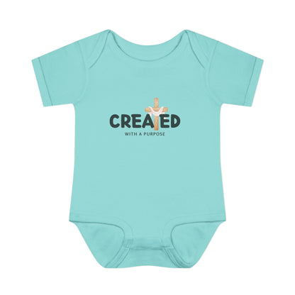 Created With A Purpose X Baby Onesie
