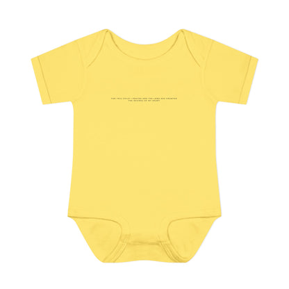 For this Child I prayed Minimalistic Baby Onesie