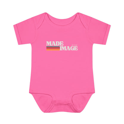 Made in His Image Rertro Baby Onesie