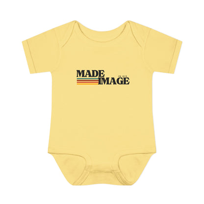 Made in His Image Rertro Baby Onesie