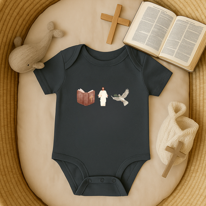 Bible God Dove Baby Onesie