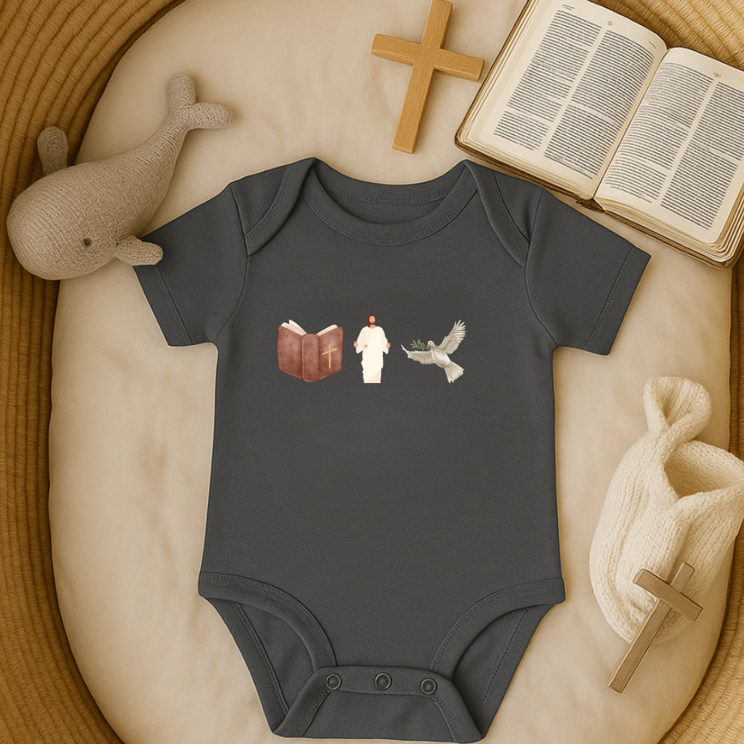 Bible God Dove Baby Onesie
