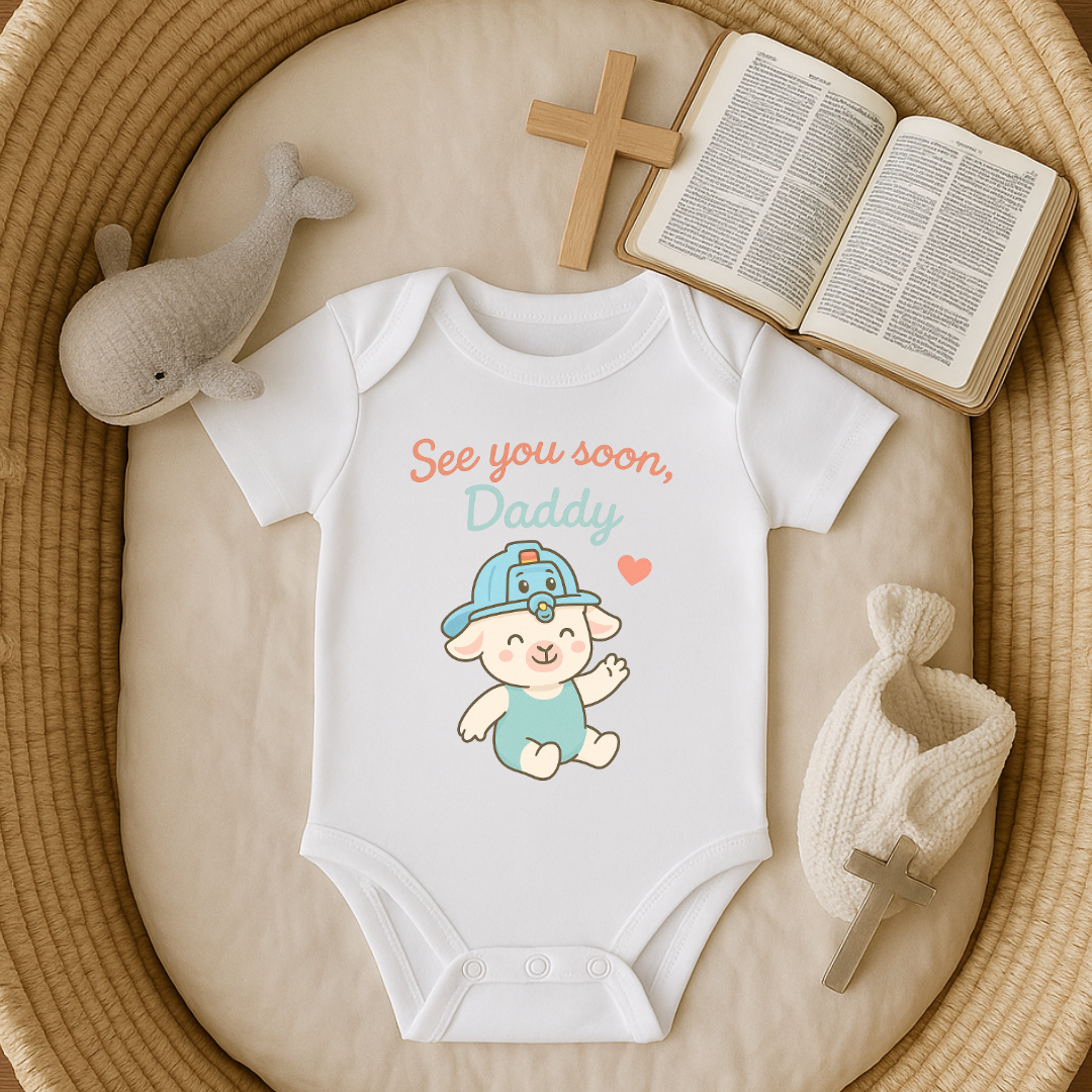 Cute See you Soon Daddy puppy heart