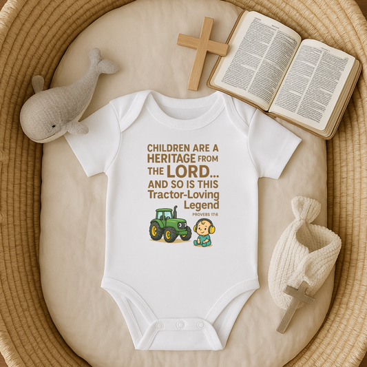 Proverbs 17:6 Children are a Heritage From the Lord - Tractor