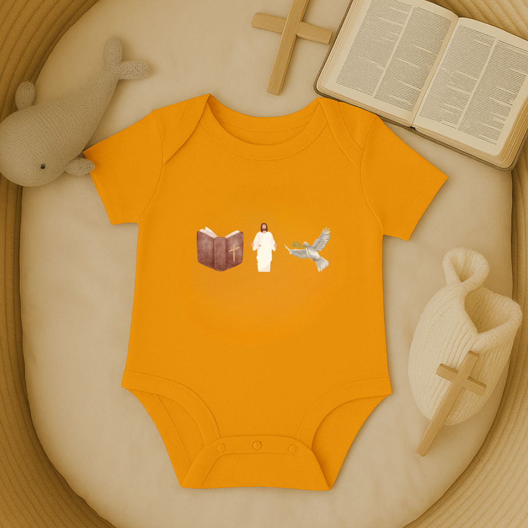 Bible God Dove Baby Onesie
