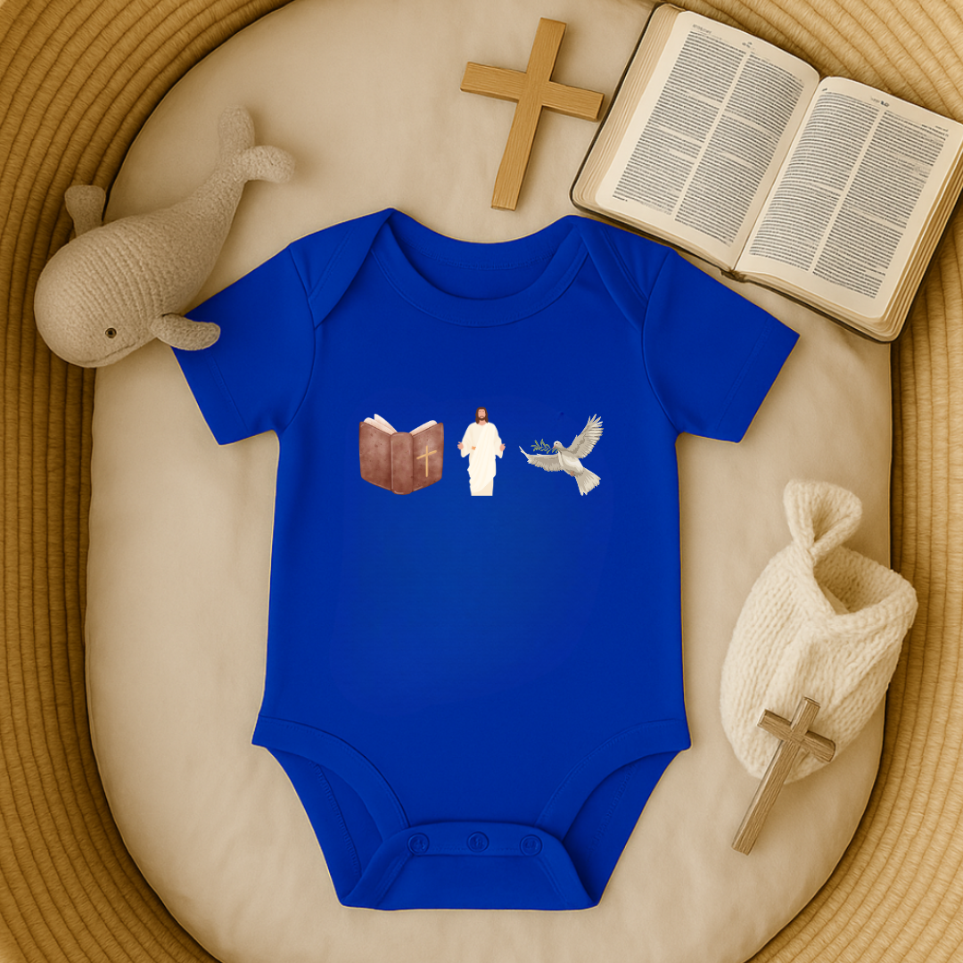 Bible God Dove Baby Onesie