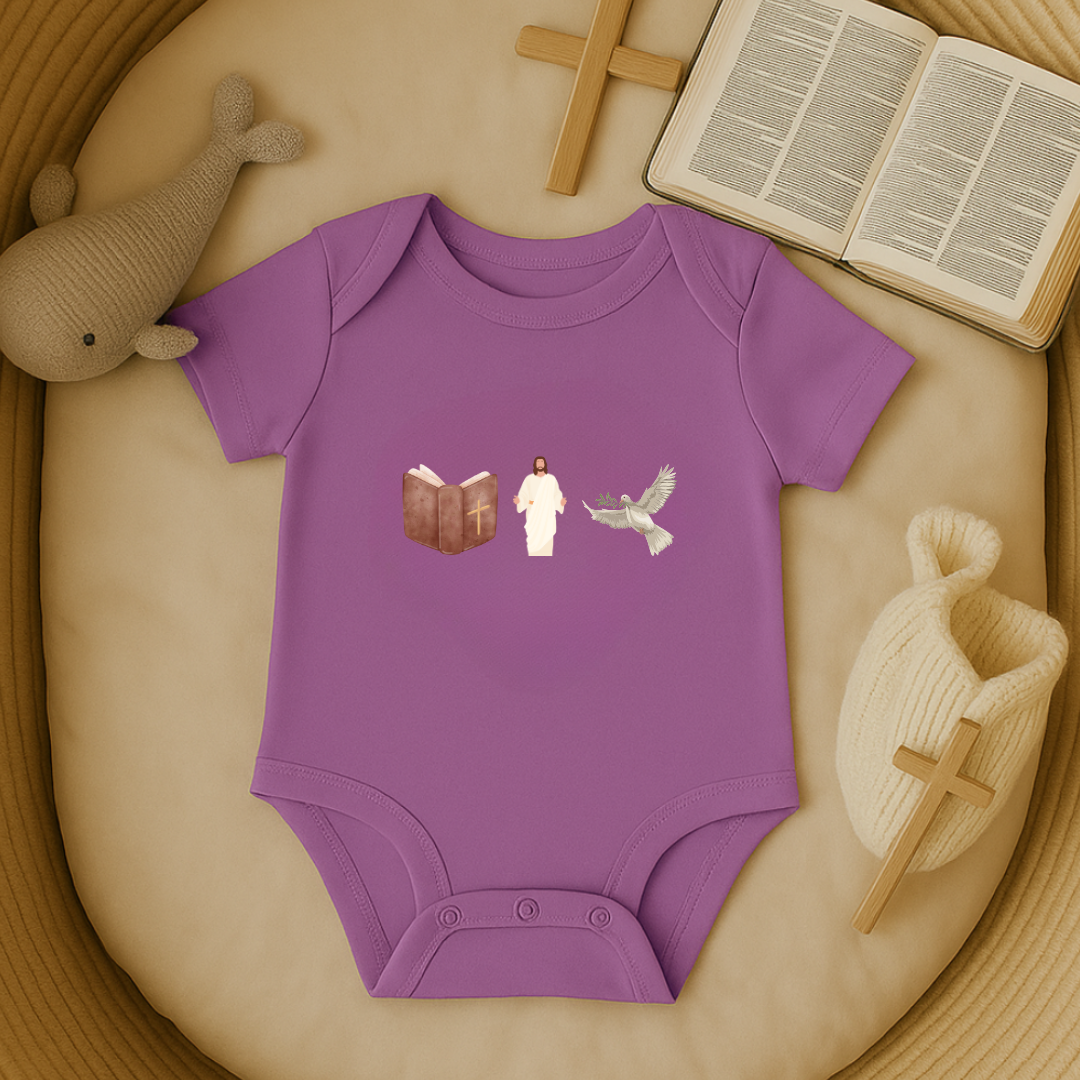 Bible God Dove Baby Onesie