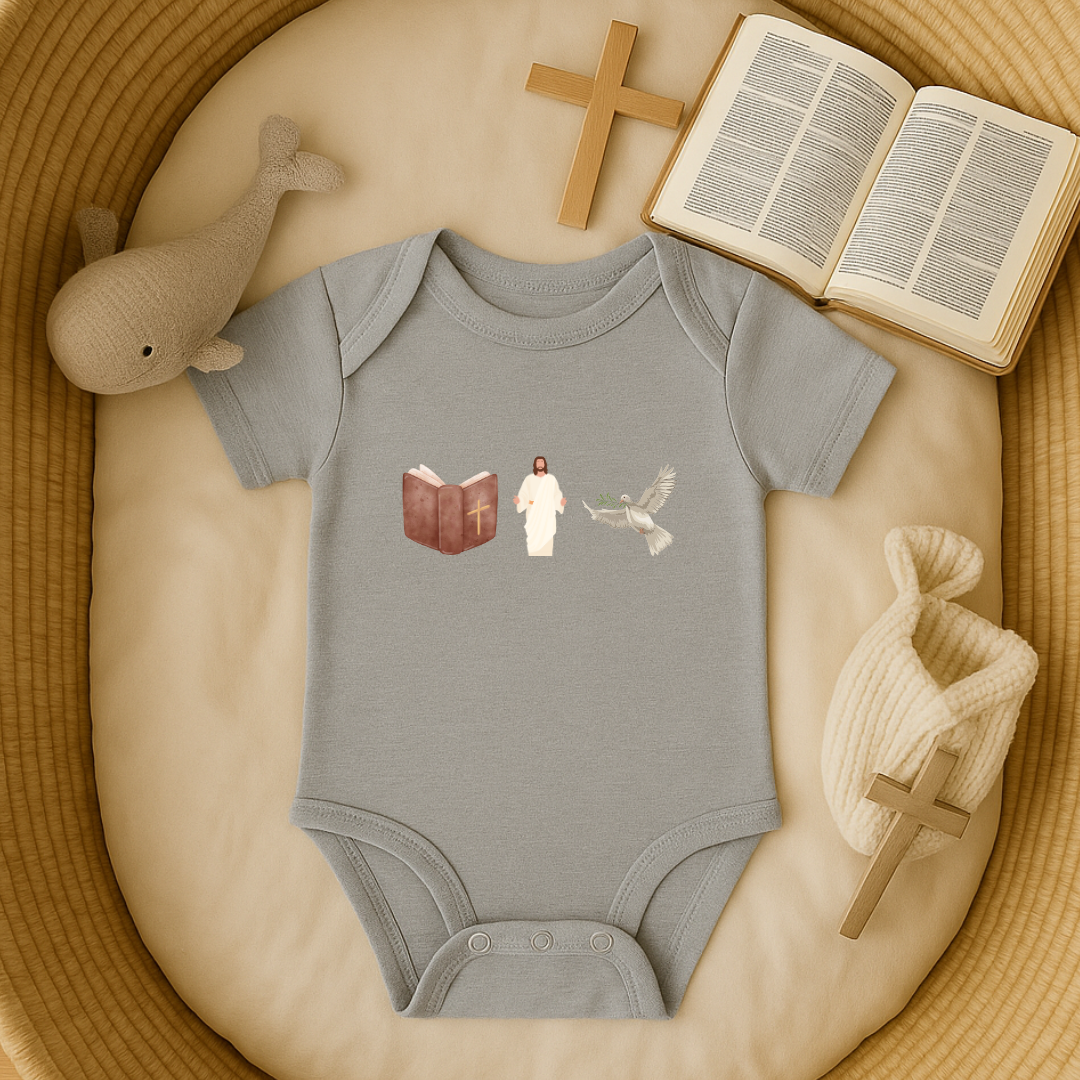 Bible God Dove Baby Onesie