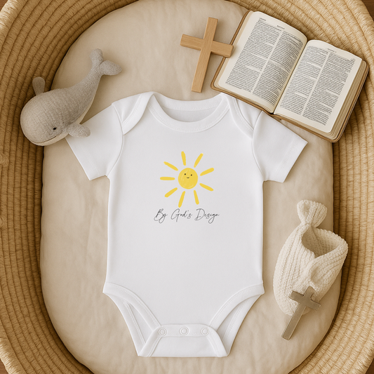 By Gods Design Sunshine Baby Onesie
