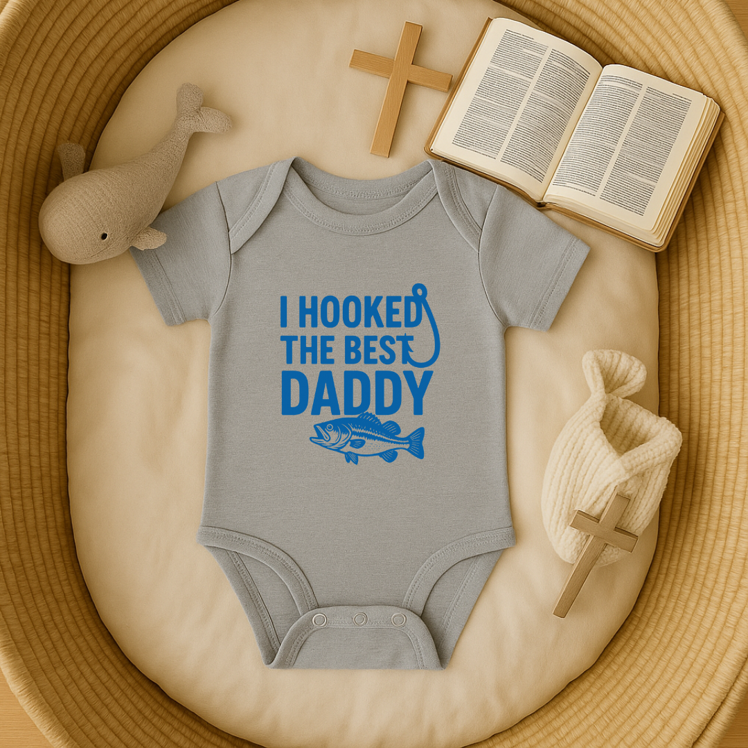 I Hooked best Daddy - Blue